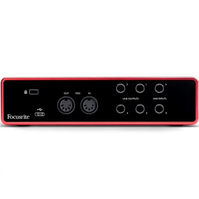 تنظیمات کارت صدا استودیویی فوکوسرایت Focusrite Scarleet 4i4 3rd Gen