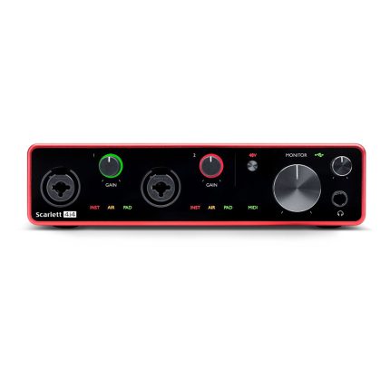 کارت صدا استودیویی فوکوسرایت Focusrite Scarlett 4i4 3rd Gen