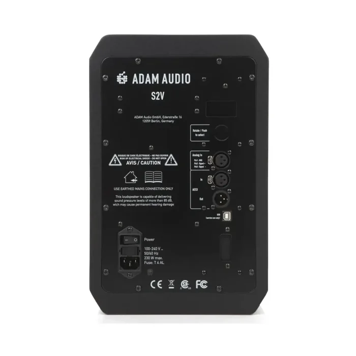 ADAM S2V-03 تنظیمات و کاربردهای اسپیکر مانیتورینگ آدام آدیو ADAM Audio S2V