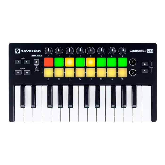 Novation-Launchkey-Mini-MK2-01 میدی کنترلر Novation-Launchkey-Mini-MK2