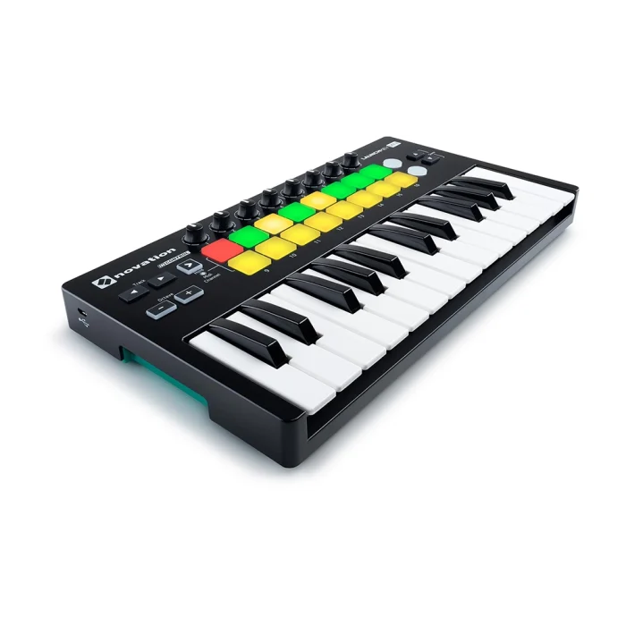 Novation-Launchkey-Mini-MK2-02 میدی کنترلر نویشن Novation-Launchkey-Mini-MK2