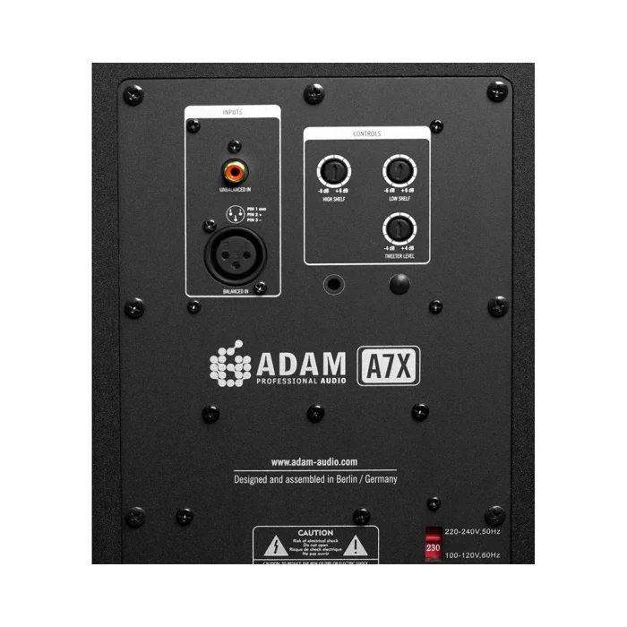 adam_a7x-04 تنظیمات اسپیکر مانیتورینگ استودیویی آدام آدیو ADAM Audio A7X