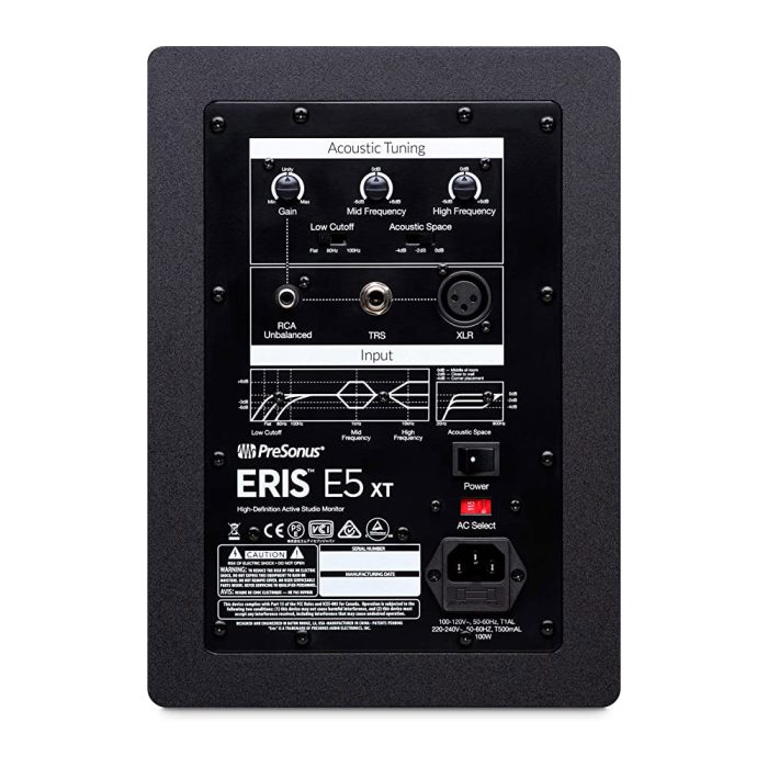 PreSonus Eris E5 XT و روش تنظیمات آن