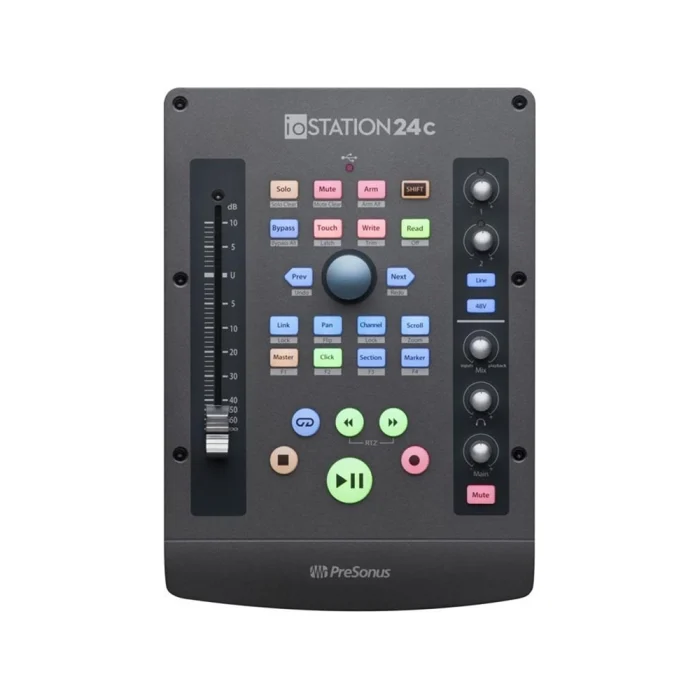 iostation24c کنترلر نرم افزار و کارت صدا استودیویی پرسیونوس Presonus ioSTATION 24C