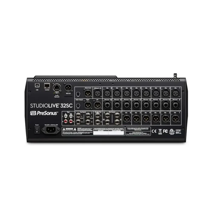 presonus studiolive32sc-03 مشخصات و ویژگی های میکسر استودیویی پریسونوس PreSonus StudioLive 32SC