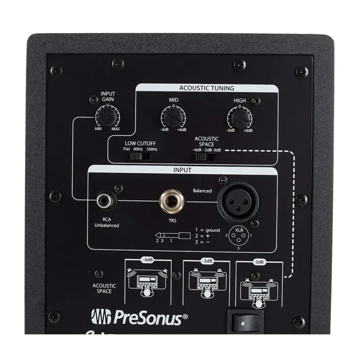 presonus-eris-e5 -03 تنظیمات Presonus Eris e5