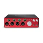 کارت صدا استودیویی فوکوسرایت Focusrite Clarett 4Pre Thunderbolt