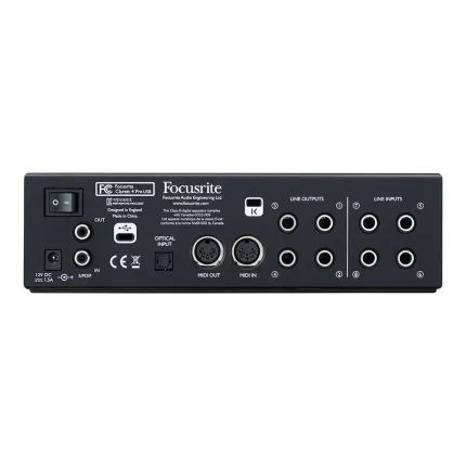 تنظیمات کارت صدا استودیویی فوکوسرایت Focusrite Clarett 4Pre USB