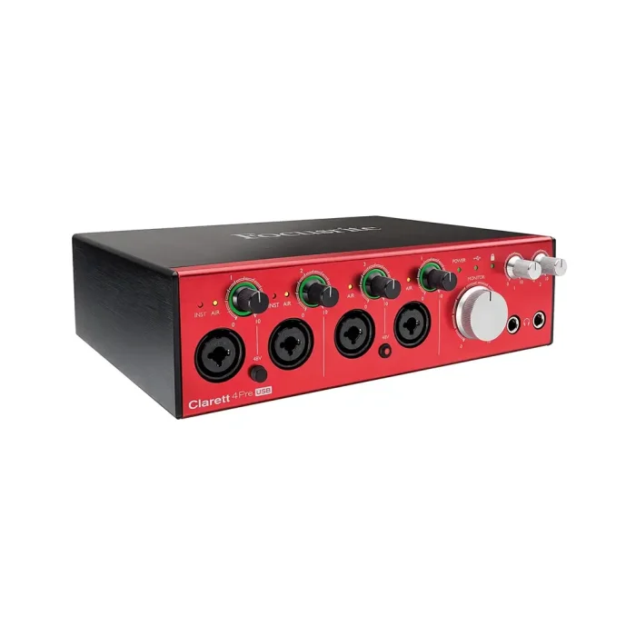 قیمت خرید کارت صدا استودیویی فوکوسرایت Focusrite Clarett 4Pre USB