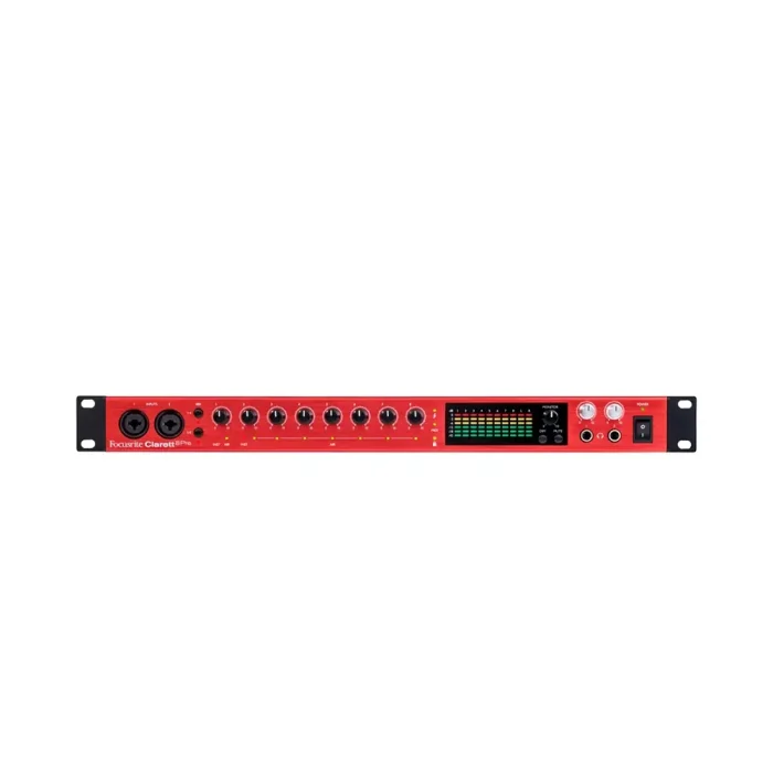 Focusrite-Clarett-8Pre-Front کارت صدا استودیویی فوکوسرایت Focusrite Clarett 8Pre Thunderbolt