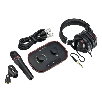 پکیج استودیویی فوکوسرایت Focusrite Vocaster One Studio قیمت خرید و فروش و کاربردهای آن