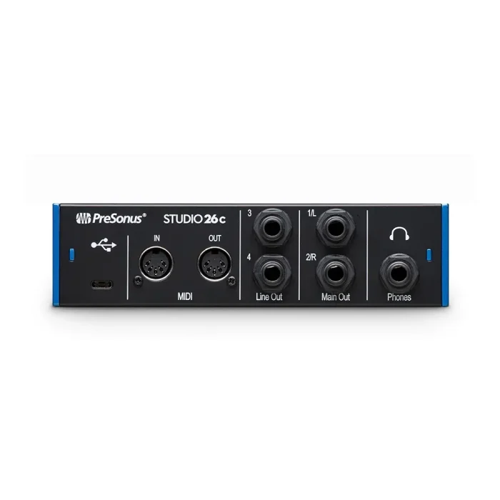 PreSonus Studio 26c-03 مشخصات و ویژگی های کارت صدا استودیویی پریسونوس مدل PreSonus Studio 26c
