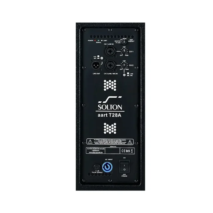 ویژگی های اسپیکر اکتیو سلطان آکوستیک SOLTON ACOUSTIC AART T-28A