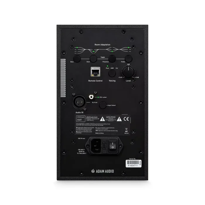 adam-audio-a4v-03 تنظیمات و ویژگی های اسپیکر مانیتورینگ استودیویی آدام آدیو ADAM Audio A4V