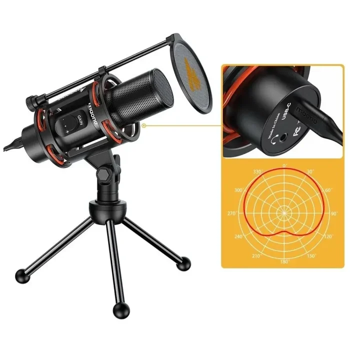 میکروفون یو اس بی USB ماونو مدل AU-PM471TS