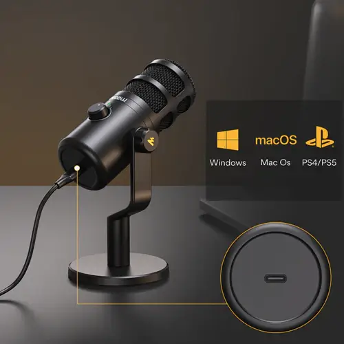 خروجی USB-C میکروفون PD100U