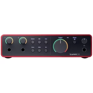 کارت صدا استودیویی Focusrite Scarlett 2i2 4th Gen
