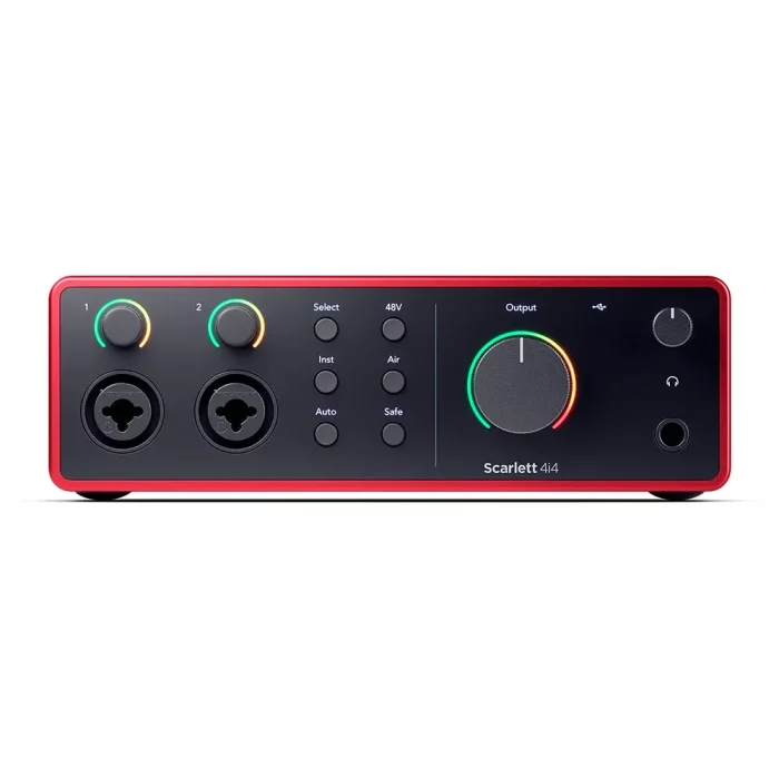 SCARLETT4-4I4_FOCUSRITE_1 کارت صدا استودیویی Focusrite Scarlett 4i4 4th Gen