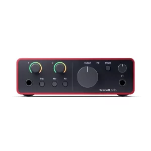 کارت صدا استودیویی فوکوسرایت مدل Scarlett Solo 4th Gen