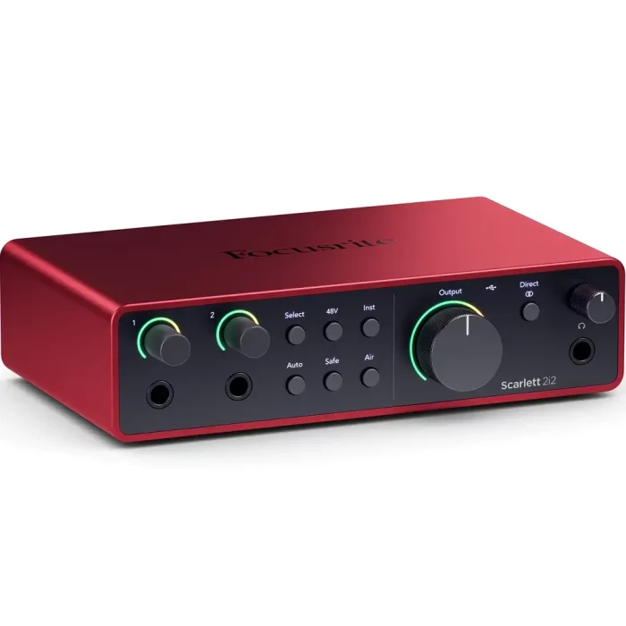 Focusrite scarlett 2i2 Studio G4-2 Focusrite scarlett 2i2 Studio G4 - تصویر 2