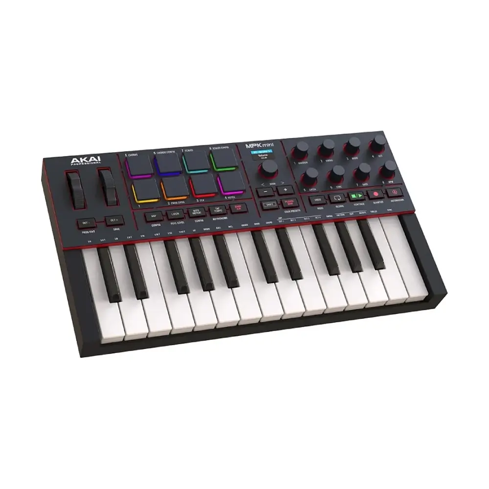 Akai Professional MPK Mini IV MIDI Keyboard Controller - Black میدی کنترلر Akai Professional MPK Mini IV