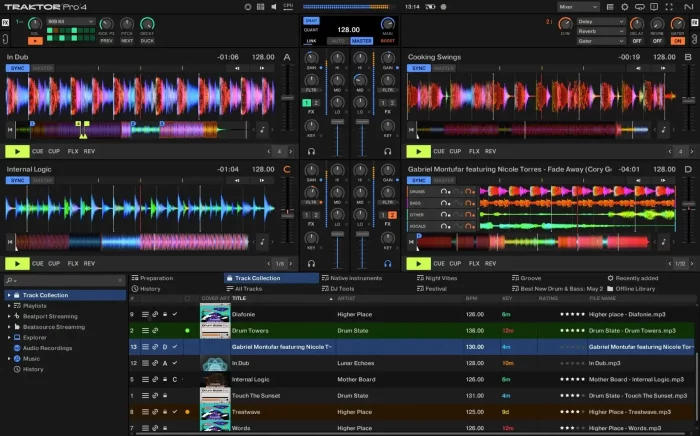 نرم‌افزار Traktor Pro 4 DJ به‌همراه دستگاه، آماده برای میکس فوری